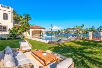 Perfectly nestled in the estates of Palm Island, a Mediterranean