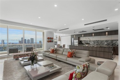 A meticulously designed, custom two-story penthouse in the sky