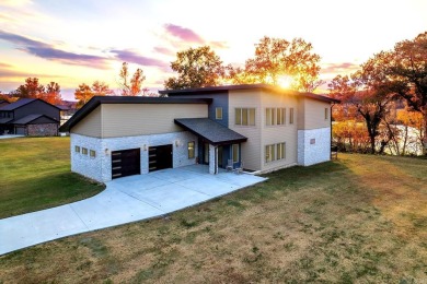 Modern architecture and a backdrop of the White River create