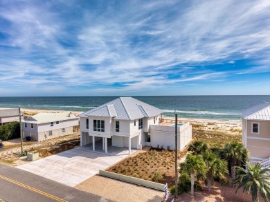 This new construction, six-bedroom, six-bathroom Gulf-front home
