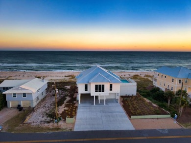 This new construction, six-bedroom, six-bathroom Gulf-front home