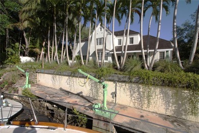 Charming waterfront living in South Coral Gables. Canal front