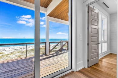 This new construction, six-bedroom, six-bathroom Gulf-front home