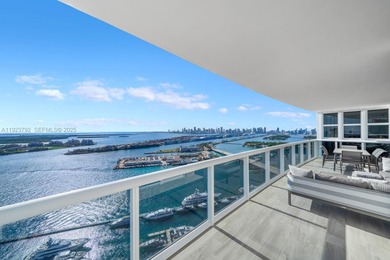 Perched on the 35th floor of Murano Grande, this residence