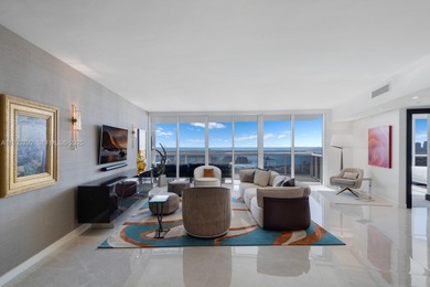 Perched on the 35th floor of Murano Grande, this residence