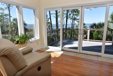 St. George Island Bayfront home with private boat dock