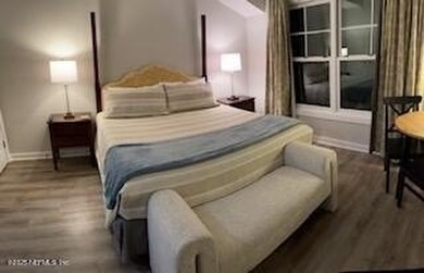 Fully furnished luxury condo with higher vaulted ceilings and