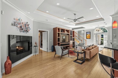 This all-brick custom-built home in the gated community of