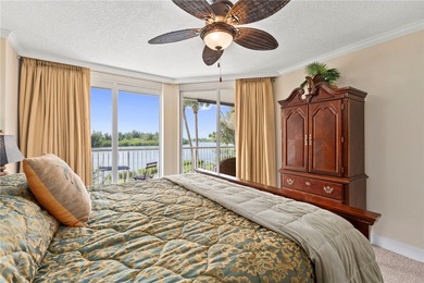 Perfect sunset views from this riverfront condo in Sea Oaks!