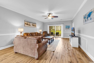 This furnished 3-bedroom, 2-bath condo offers beach living at