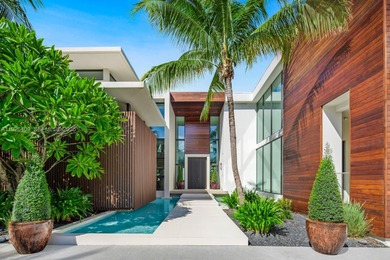 Tropical modern masterpiece on exclusive Allison Island