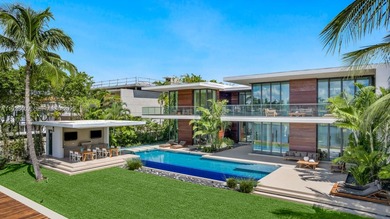 Tropical modern masterpiece on exclusive Allison Island