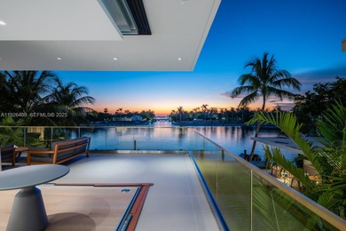Tropical modern masterpiece on exclusive Allison Island