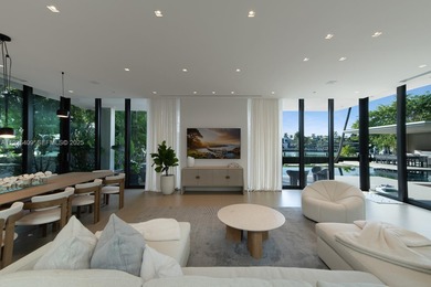 Tropical modern masterpiece on exclusive Allison Island