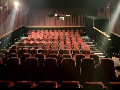 This is a 4-plex, stadium seated, theatre of approx 10,700 sf