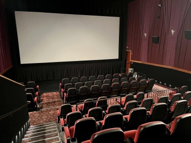 This is a 4-plex, stadium seated, theatre of approx 10,700 sf