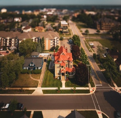 The Historic Hovey House mansion at 318 Houston Avenue is a