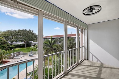 Top-floor unit w/ screened patio over peaceful water & pool