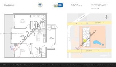 Discover the largest 2-bed + den residence available at Rise