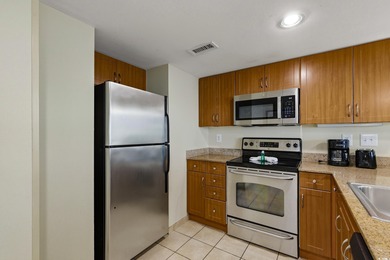 This turnkey-furnished two-bedroom, two-bath condo at 604 Sandy