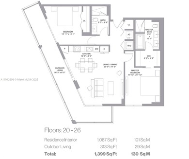 Soaring high on the 25th floor, this sought-after Line 04 unit