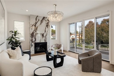 This stunning new construction home in Manhattan Beach offers 6