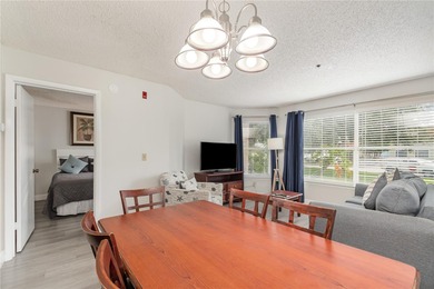 This fully furnished 2-bedroom, 2-bathroom, first-floor end unit