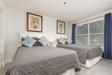 This fully furnished 2-bedroom, 2-bathroom, first-floor end unit