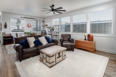 Welcome to this stunning mobile home in a friendly 55+