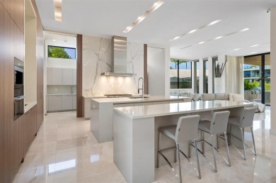 Custom, new construction, contemporary waterfront estate in the