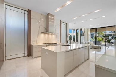 Custom, new construction, contemporary waterfront estate in the