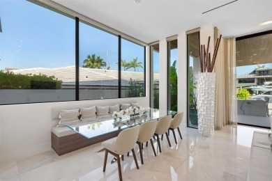 Custom, new construction, contemporary waterfront estate in the