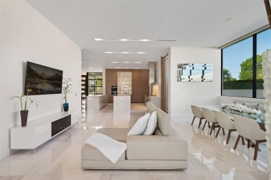 Custom, new construction, contemporary waterfront estate in the