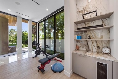 Custom, new construction, contemporary waterfront estate in the