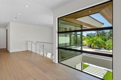 Custom, new construction, contemporary waterfront estate in the