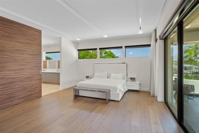 Custom, new construction, contemporary waterfront estate in the