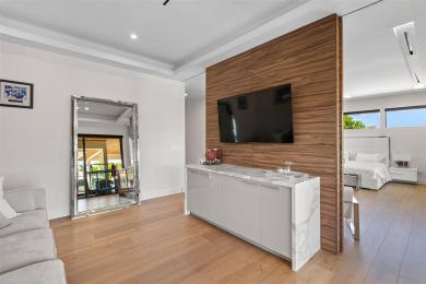 Custom, new construction, contemporary waterfront estate in the