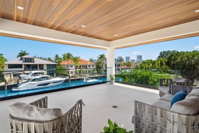 Custom, new construction, contemporary waterfront estate in the
