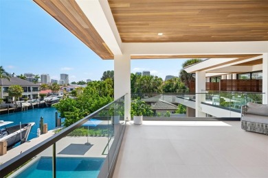 Custom, new construction, contemporary waterfront estate in the