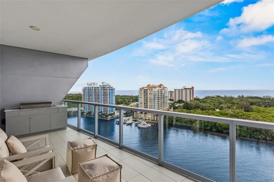 Experience elevated waterfront living in this rarely available