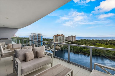 Experience elevated waterfront living in this rarely available