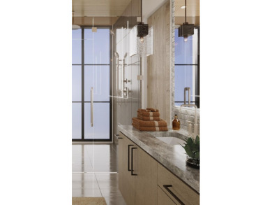 To be built 2,632sf, 2 bed/2.5 bath third floor corner residence