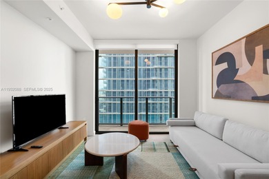 Fully furnished 600 SF 1-bed at The Crosby Miami Worldcenter, a