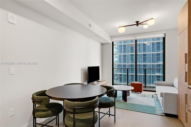 Fully furnished 600 SF 1-bed at The Crosby Miami Worldcenter, a