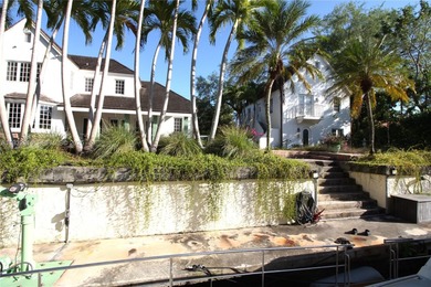 Charming waterfront living in South Coral Gables. Canal front