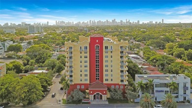 This stunning Coral Gables penthouse is perched on the top floor