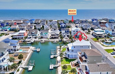 Coastal Luxury Canal-Front Beach House! Welcome to this stunning