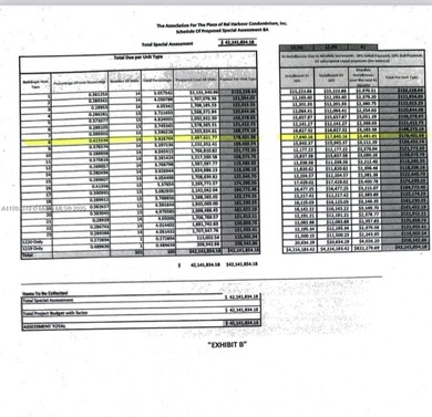 This is a big unit on the third floor, facing east, partial