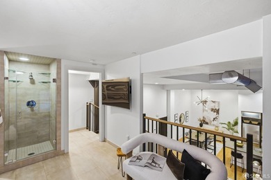 Located in the boutique One Ecker Lofts, a historic conversion