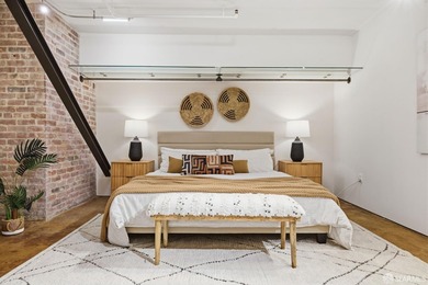 Located in the boutique One Ecker Lofts, a historic conversion